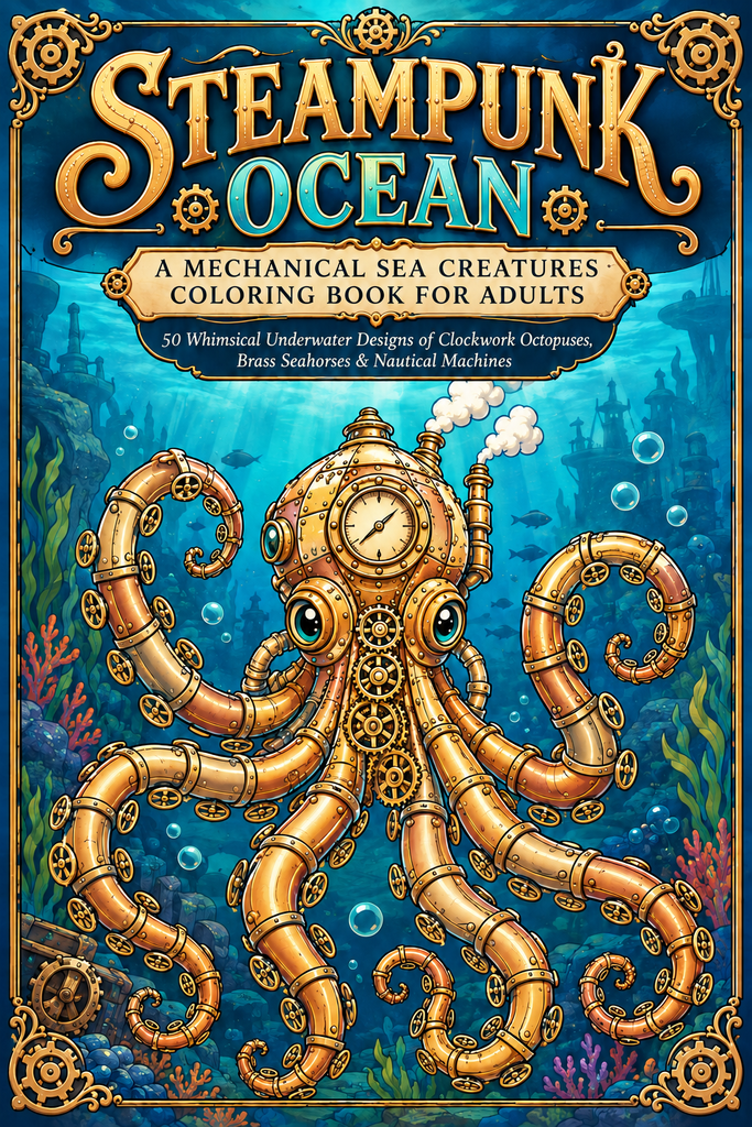 steampunk ocean octopus